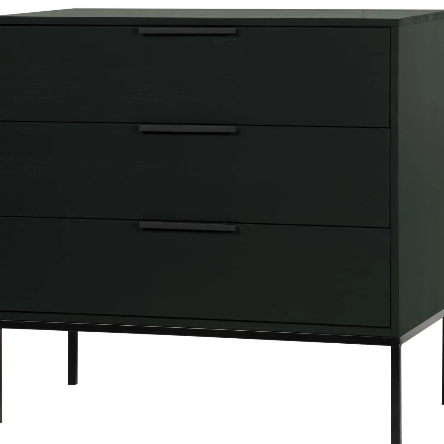 Clearance WOOOD Adam ladekast grenen Zwart