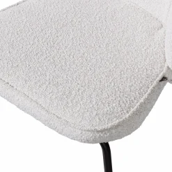 New WOOOD Admit eetkamerstoel bouclé Naturel