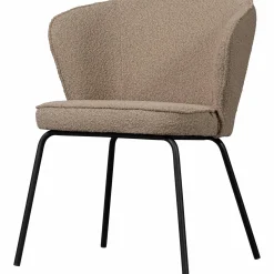 Discount WOOOD Admit eetkamerstoel bouclé Beige