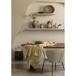 Discount WOOOD Admit eetkamerstoel bouclé Beige