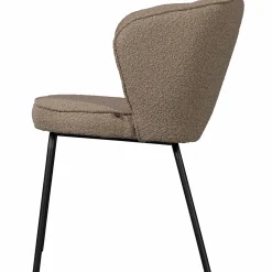 Discount WOOOD Admit eetkamerstoel bouclé Beige