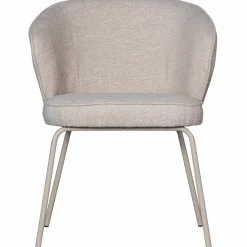 Clearance WOOOD Admit eetkamerstoel wollig geweven Kiezel