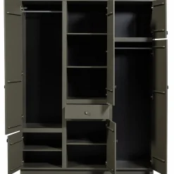 WOOOD Alfie kledingkast breed 160 cm grenen forest