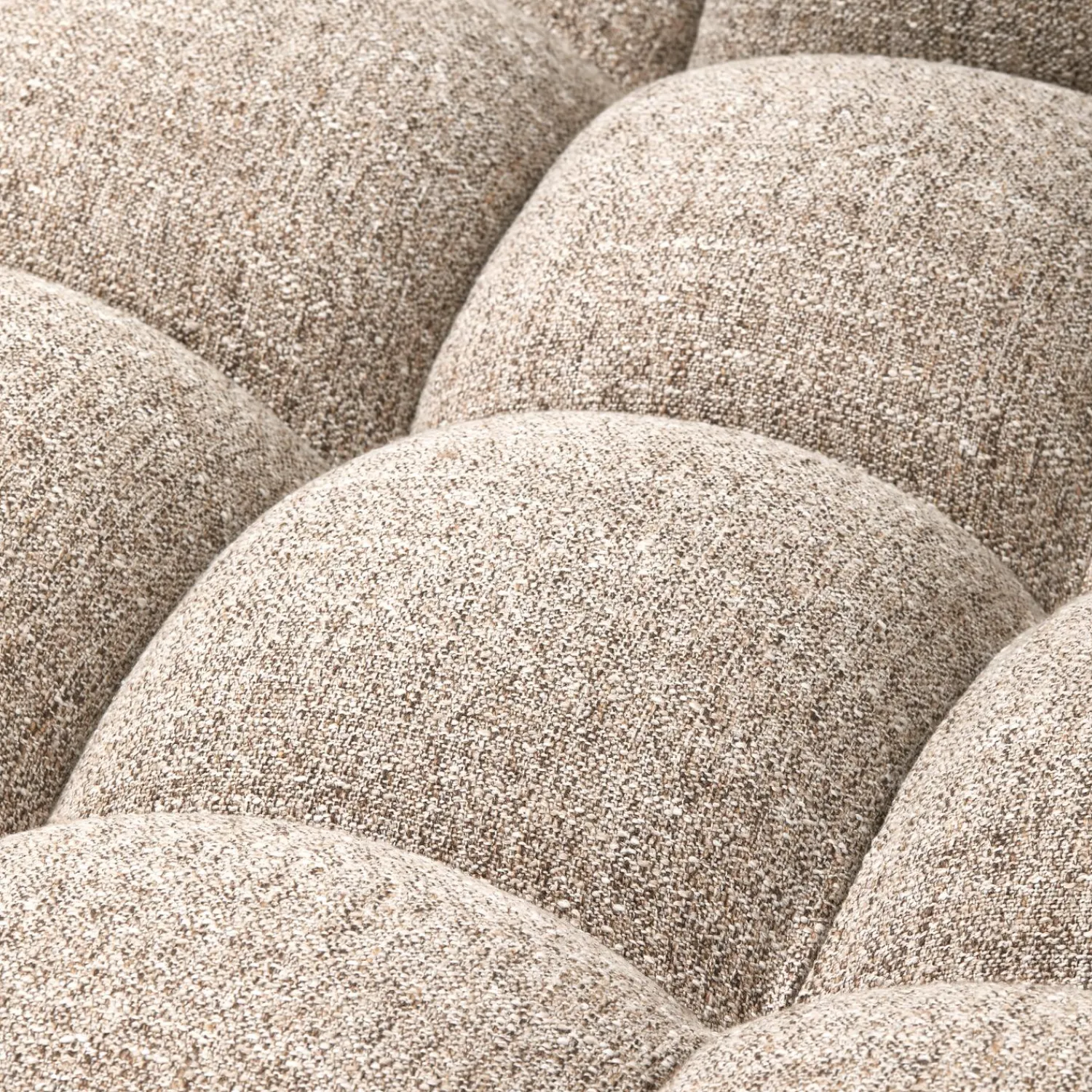 New WOOOD Allure chaise longue links geweven stof Naturel melange