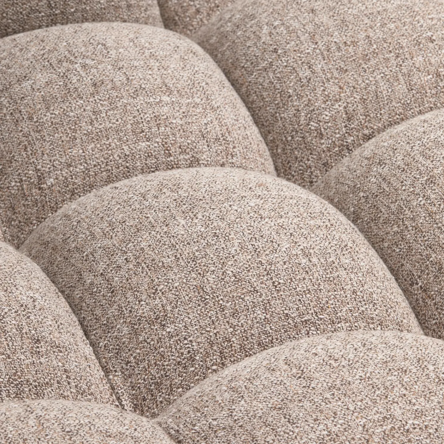 Discount WOOOD Allure chaise longue rechts geweven stof Bruin melange