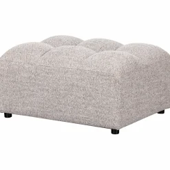Clearance WOOOD Allure hocker geweven stof melange Naturel
