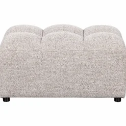 Clearance WOOOD Allure hocker geweven stof melange Naturel