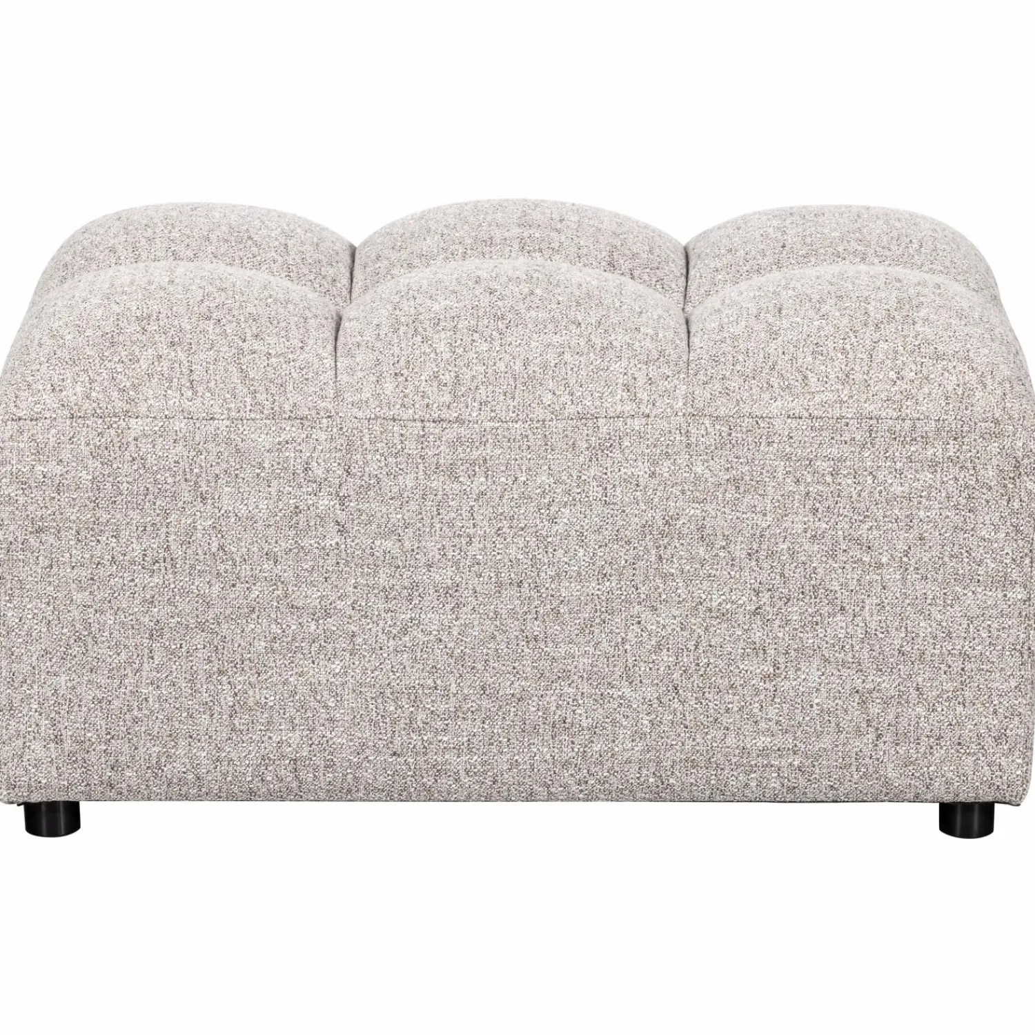 Clearance WOOOD Allure hocker geweven stof melange Naturel