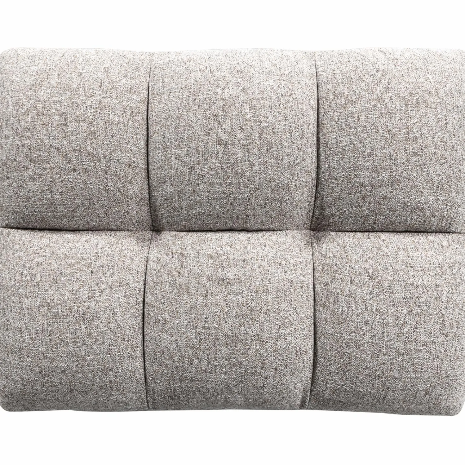 Clearance WOOOD Allure hocker geweven stof melange Naturel