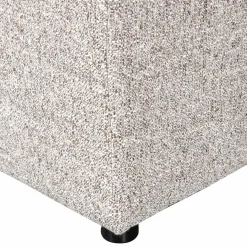 Clearance WOOOD Allure hocker geweven stof melange Naturel