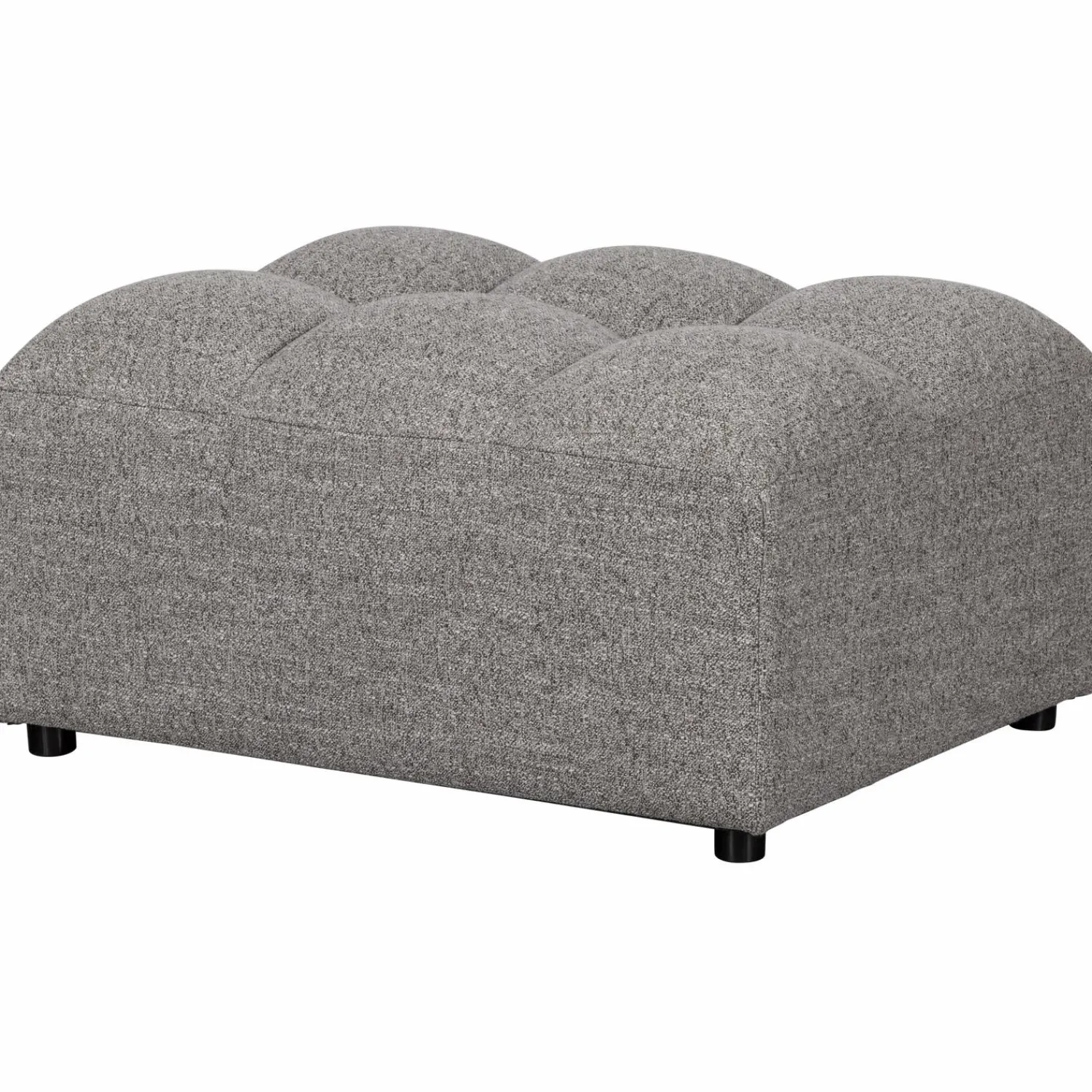 New WOOOD Allure hocker geweven stof Klei melange
