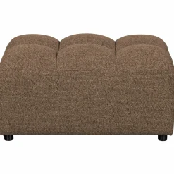 Sale WOOOD Allure hocker geweven stof Donkerbruin melange