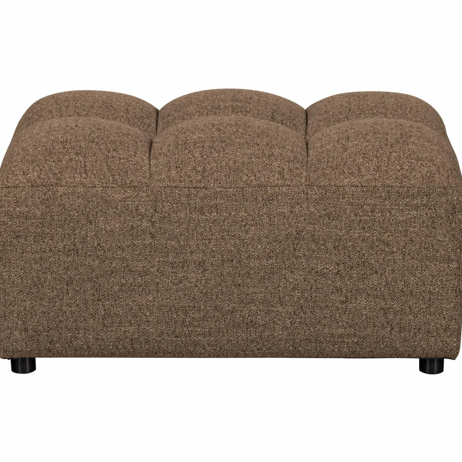 Sale WOOOD Allure hocker geweven stof Donkerbruin melange