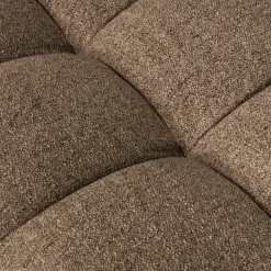 Sale WOOOD Allure hocker geweven stof Donkerbruin melange