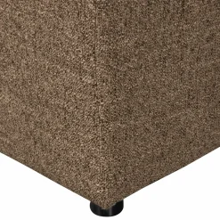 Sale WOOOD Allure hocker geweven stof Donkerbruin melange