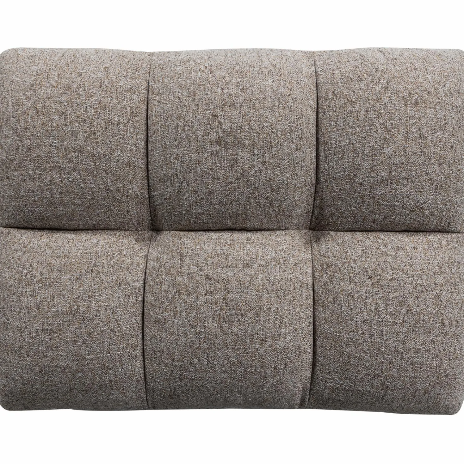 Clearance WOOOD Allure hocker geweven stof melange Bruin