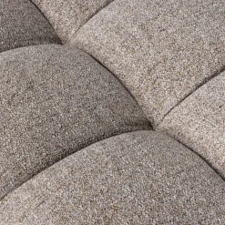 Clearance WOOOD Allure hocker geweven stof melange Bruin