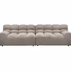 Clearance WOOOD Allure 3-zits bank geweven stof Klei melange