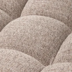 Hot WOOOD Allure 3-zits bank geweven stof Bruin melange