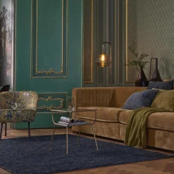 Sale WOOOD Amazing bijzettafel metaal/glas antique brass