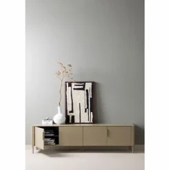 Clearance WOOOD Anka wanddeco zwart/wit