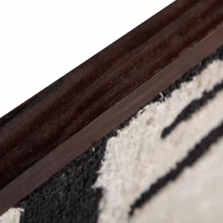 Clearance WOOOD Anka wanddeco zwart/wit