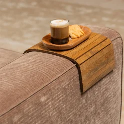 Online WOOOD Armleuning flexibel dienblad eiken - M Antique afwerking