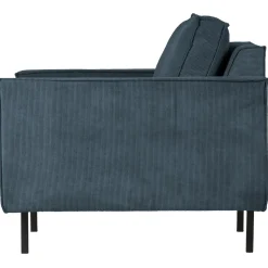 Clearance WOOOD Arwin fauteuil staal Blauw