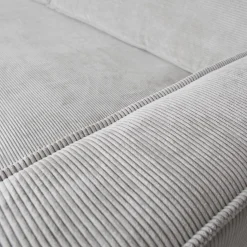 Hot WOOOD Arwin hoekbank ribstof links vergrijsd groen Verweerd groen