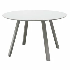 WOOOD Auke buitentafel aluminium mist 75xø120 cm