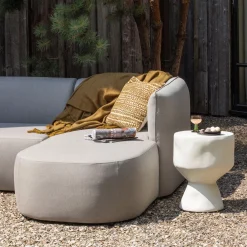 Discount WOOOD Aur bijzettafel vezelversterkte polymeer naturel