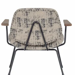 Online WOOOD Aure fauteuil chenille beige/zwart