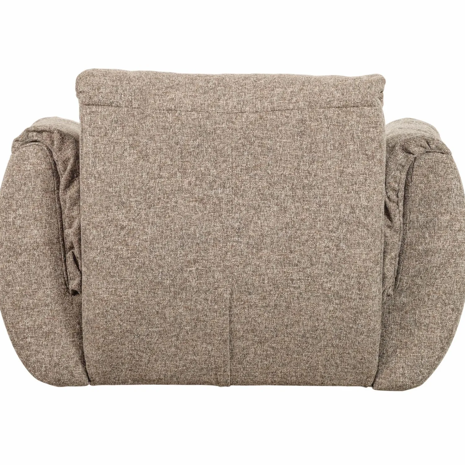 Sale WOOOD Baggy draaifauteuil geweven stof Bruin melange