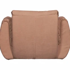 Hot WOOOD Baggy draaifauteuil geweven chenille oud roze Oudroze