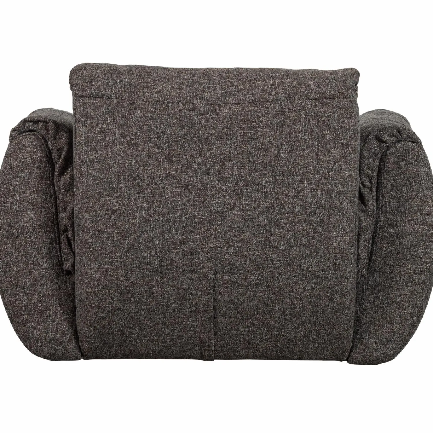 Sale WOOOD Baggy draaifauteuil geweven stof Warmgrijs melange