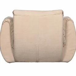 Clearance WOOOD Baggy draaifauteuil geweven chenille Zand