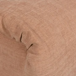 Best WOOOD Baggy hocker geweven chenille oud roze Oudroze