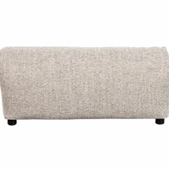 Clearance WOOOD Baggy hocker geweven stof Naturel melange