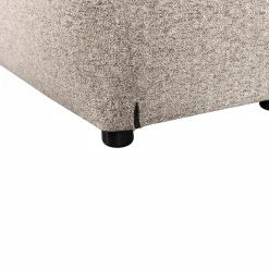 Clearance WOOOD Baggy hocker geweven stof Naturel melange