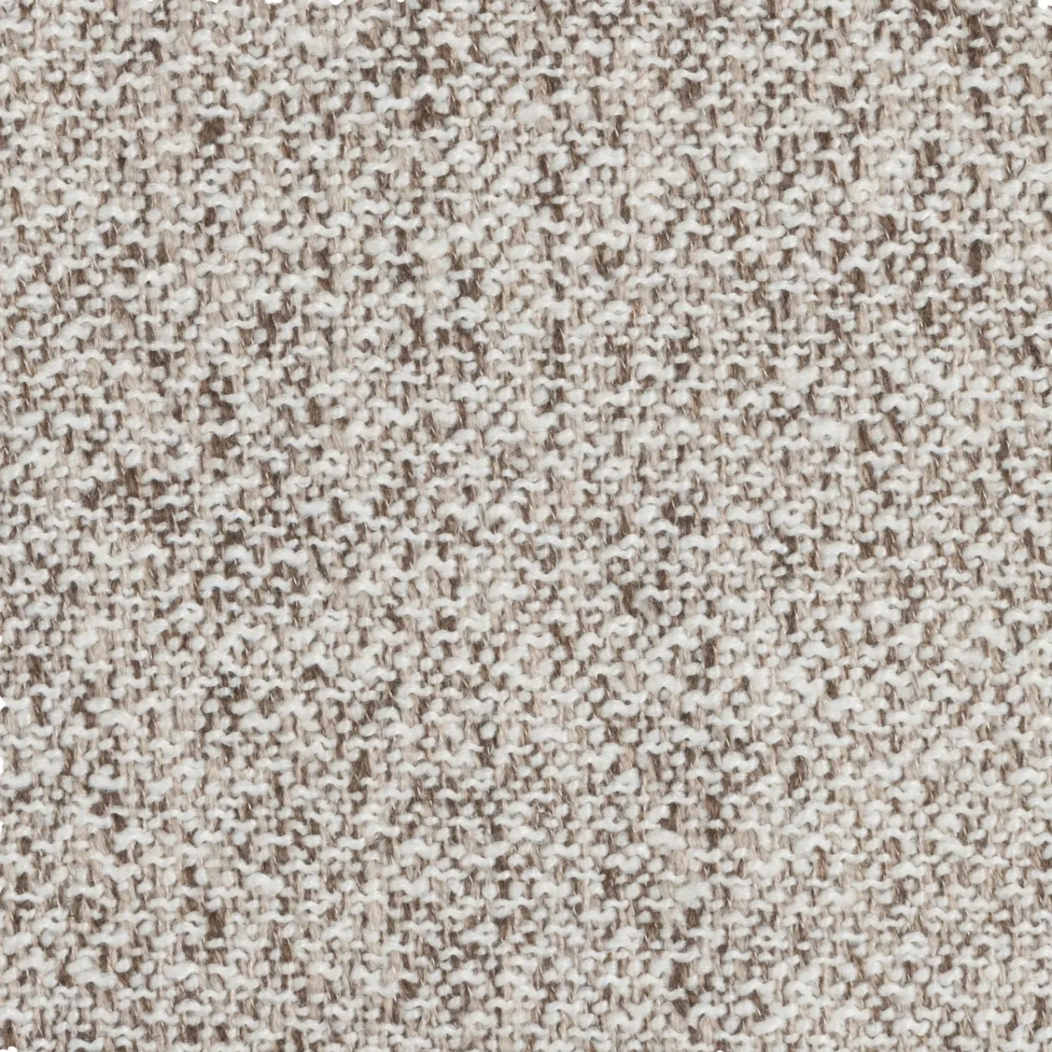 Clearance WOOOD Baggy hoekbank links geweven stof Naturel melange