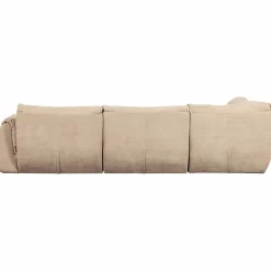 Sale WOOOD Baggy hoekbank links geweven chenille Zand