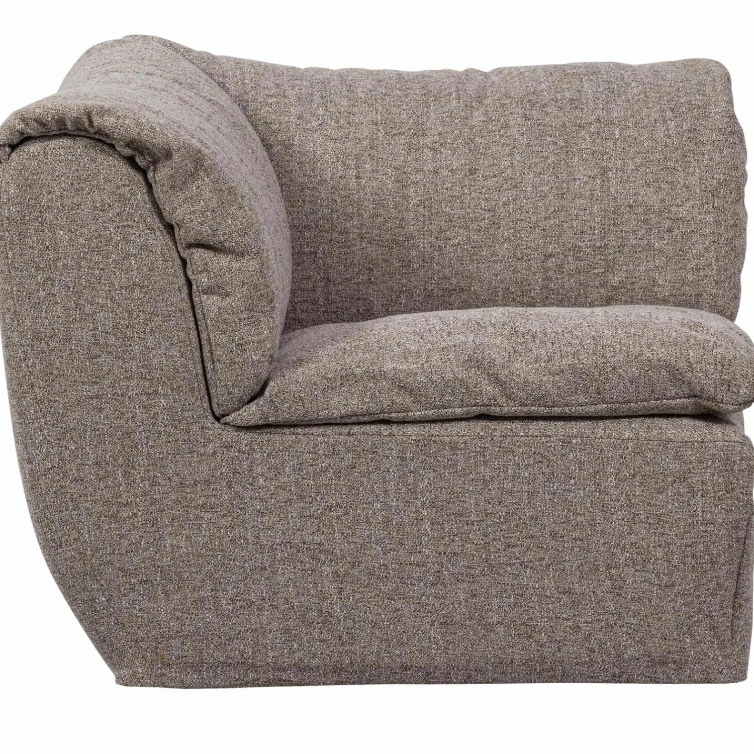 New WOOOD Baggy hoekelement Bruin melange