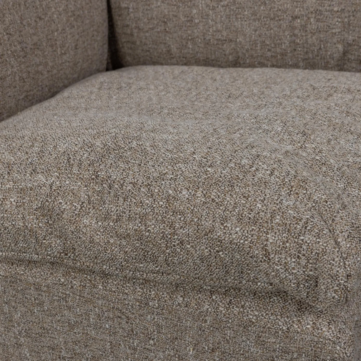 New WOOOD Baggy hoekelement Bruin melange