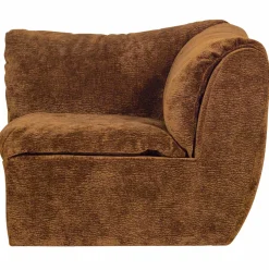 Online WOOOD Baggy hoekelement 3D chenille Middenbruin