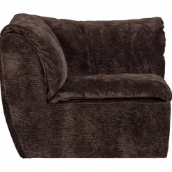 Best WOOOD Baggy hoekelement 3D chenille Donkerbruin