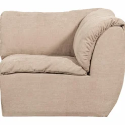 Best WOOOD Baggy hoekelement geweven chenille Zand