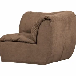 Discount WOOOD Baggy hoekelement geweven chenille Bruin