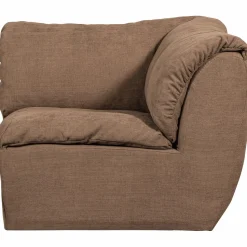 Discount WOOOD Baggy hoekelement geweven chenille Bruin