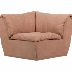 Best WOOOD Baggy hoekelement geweven chenille Oudroze