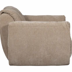 Best WOOOD Baggy loveseat 3D chenille Zand